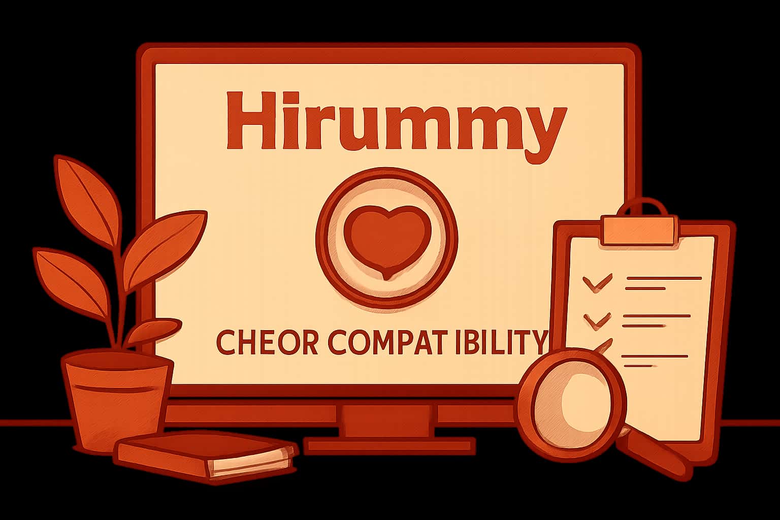 An overview image illustrating the concept of compatibility for the Hirummy app.
