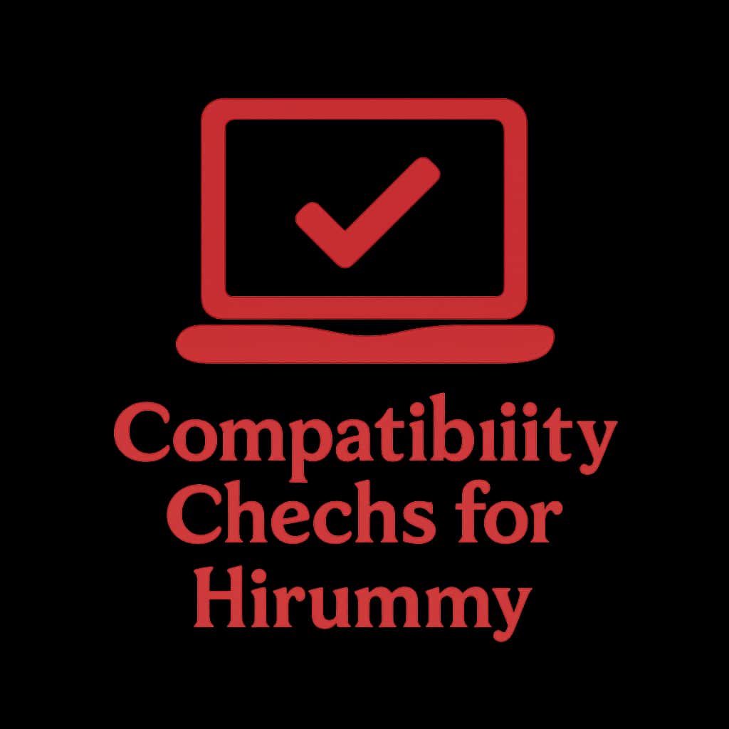 Icon representing compatibility checks for Hirummy.