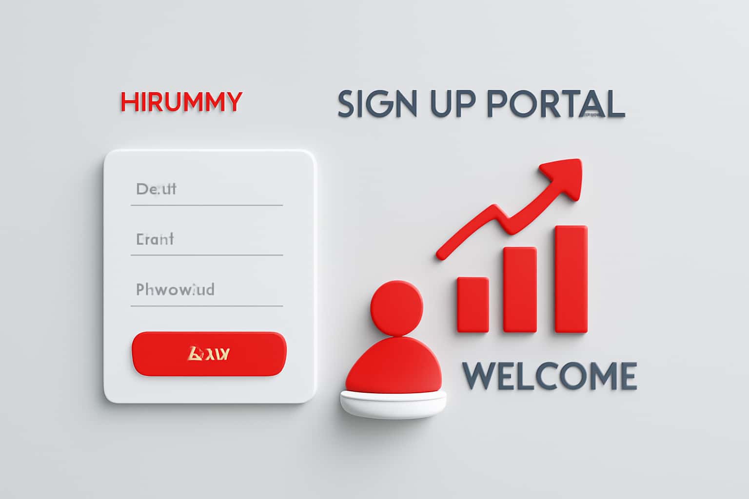 Hirummy Sign Up Portal Interface