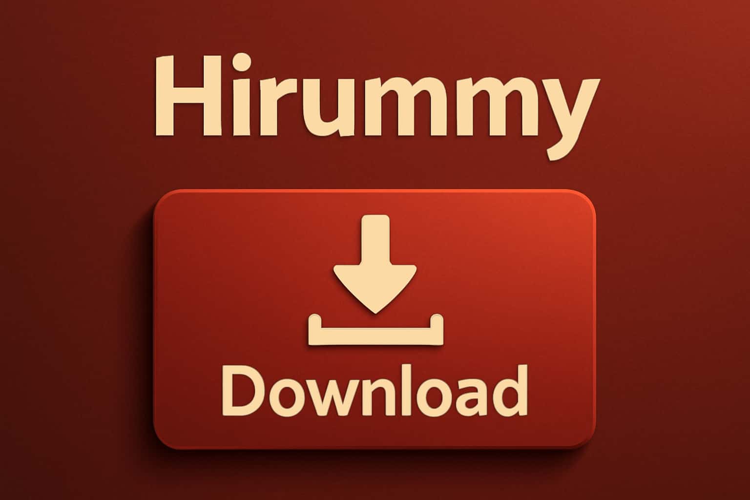 Informational scene about Hirummy Download showcasing the app name.