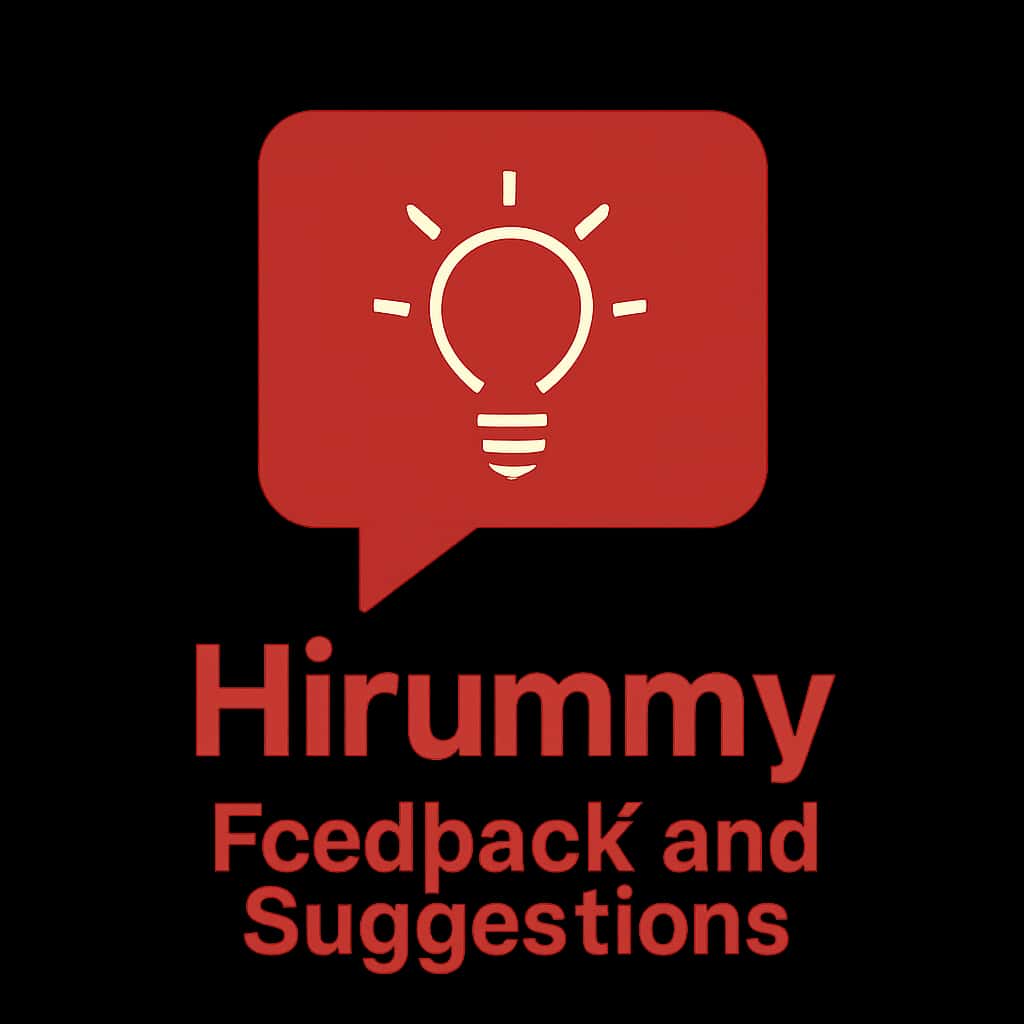 Icon depicting Hirummy Feedback and Suggestions in a professional setting.