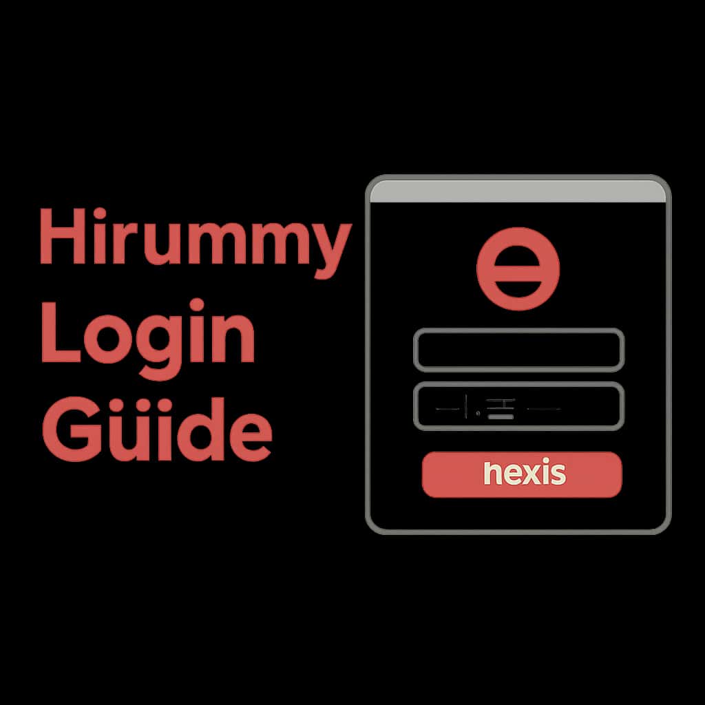Illustration explaining the Hirummy Login process.
