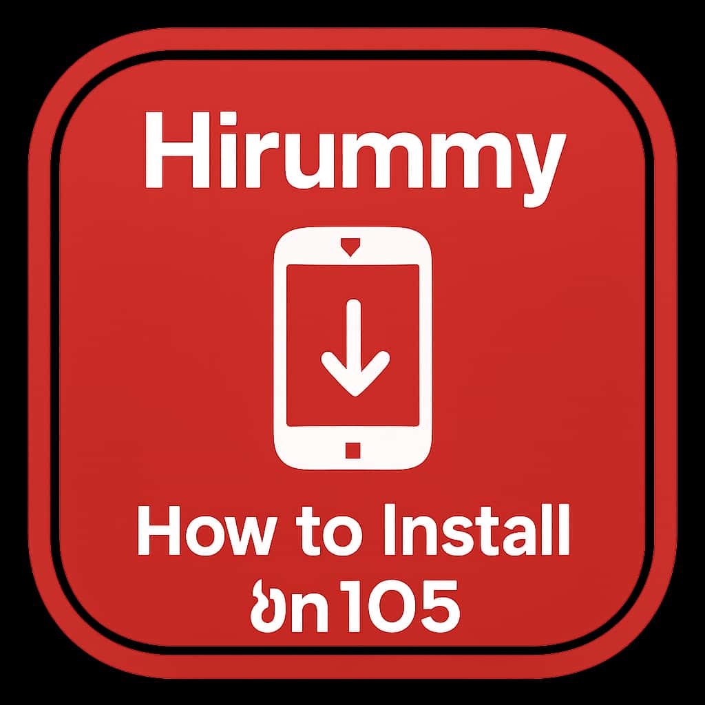 Icon representing the installation guide for Hirummy on iOS.