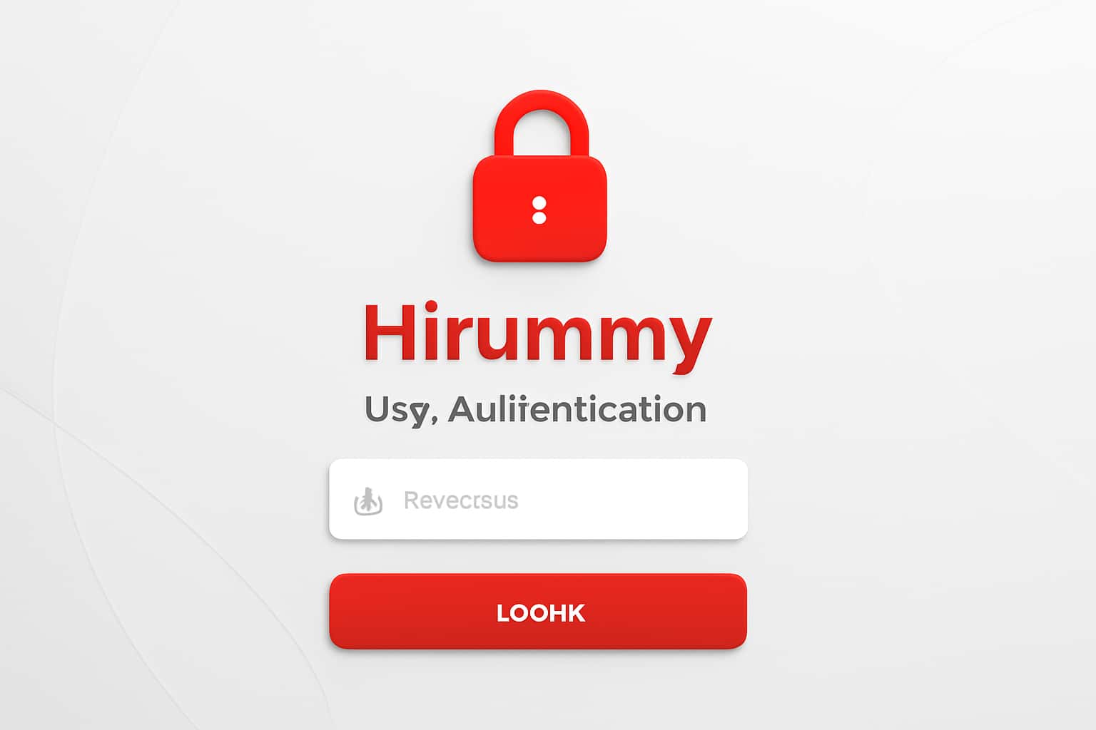 Hirummy User Authentication Interface